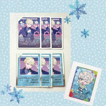 [ 미사용 새상품 ] 요루가타 닌겐 랜덤 트레이딩 카드 히바치 마나