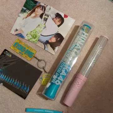 히나타자카 응원봉 파랑 핑크 덤 포함