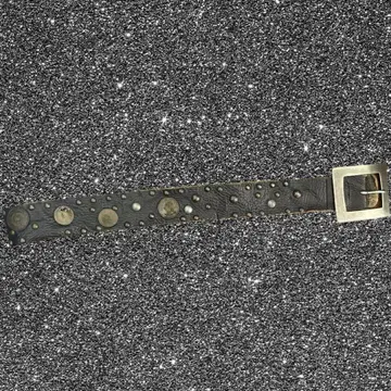 00s unknown 스터드 벨트 해외 동전 y2k 펑크 그런지