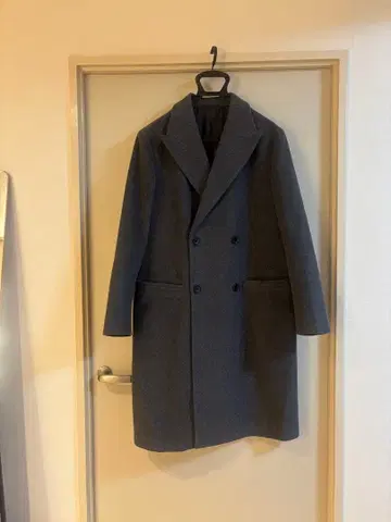 UNITED ARROWS 그레이 더블 브레스트 코트