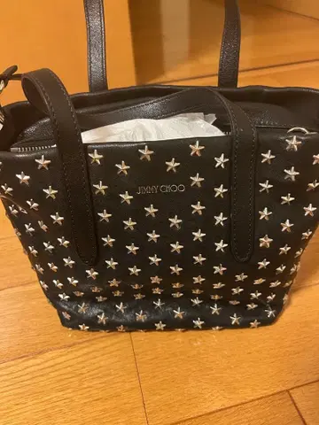 JIMMY CHOO 별 모양 스터드 숄더백