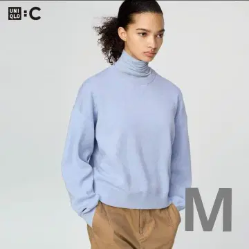 UNIQLO C 스무스 코튼 크루넥 스웨터 M