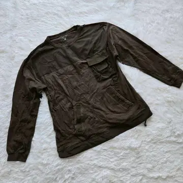 [ Healthknit Product ] 카키 긴팔 상의 M 밀리터리풍