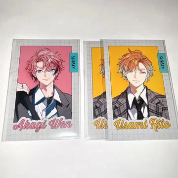 니지산지 아카기 웬 우사미 리토 폴라로이드풍 카드