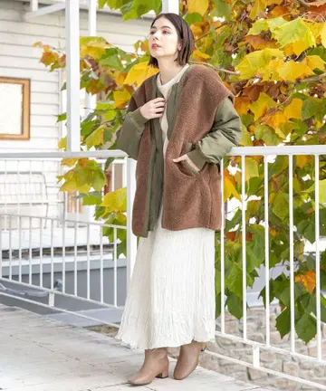 niko and 베스트 부착 3way 블루종