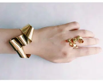 작가 moe 1점 놋쇠 반지 섬광