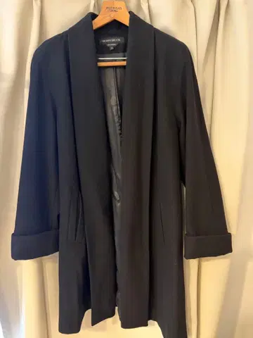 DONNY BROOK 롱 코트 블랙 도니브룩