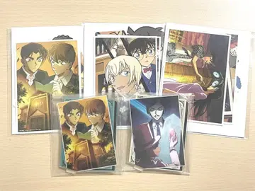 명탐정 코난 세가 럭키 쿠지 아크릴 스탠드 브로마이드 & 스티커 세트