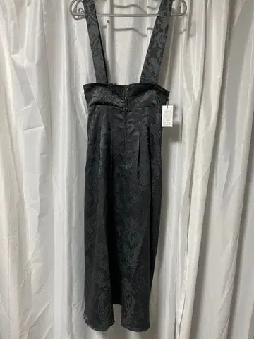 [ 새상품 택 포함 ] Lumier 자카드 2way 점프스커트 블랙