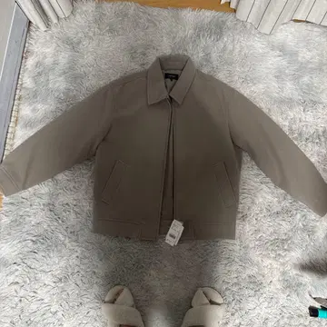 울리 테크 지퍼 블루종 595539