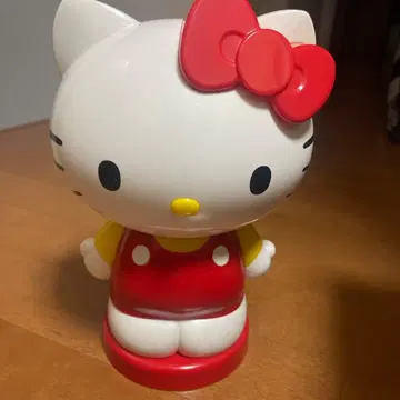 헬로키티 저금통 빨흰