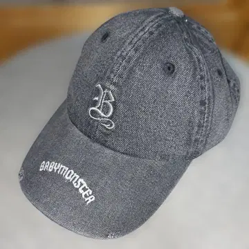 BABYMONSTER 데님 캡 블랙 베비몬