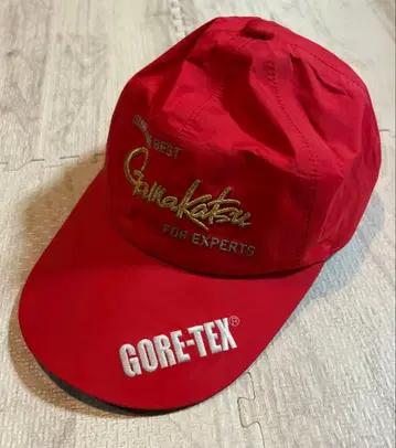 가마가츠 캡 고어텍스 빨간색 자수 로고 모자 낚시 낚시