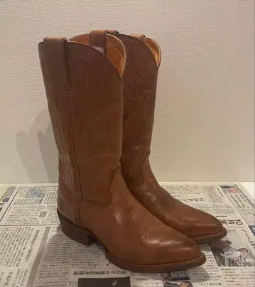 FRYE 브라운 웨스턴 부츠 23cm 상당 멕시코제 천연 가죽