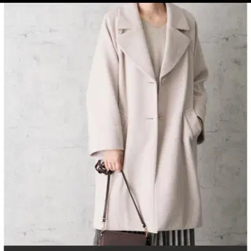 URBAN RESEARCH ROSSO 빅 라펠 오버코트 코트