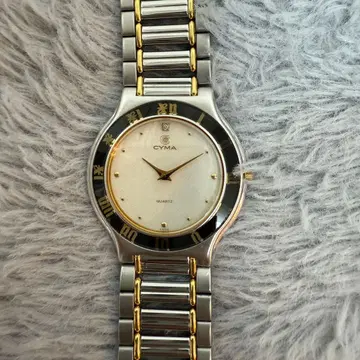 새상품급 CYMA 손목시계 쿼츠