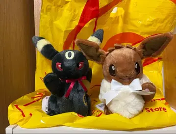 포켓몬 센터 이브이 블래키 봉제 인형