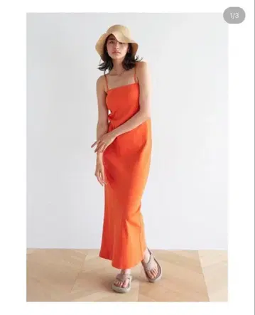 스파게티 프레아 라인 드레스