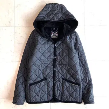 [ 컨디션 최상 ] 라벤햄 내 보아 퀼팅 자켓 블랙 38