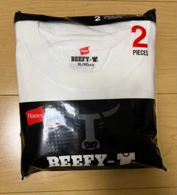 미사용 새상품 헤인즈 비피 T셔츠 화이트 XL 사이즈 2장 세트