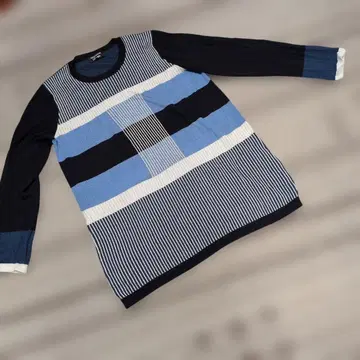 SONIA RYKIEL 스트라이프 니트 튜닉 44