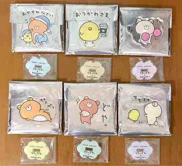 리락쿠마 sakumaru 아크릴 스탠드 6종 컴플리트