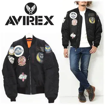 [ 아비렉스 ] 미사용 솜 충전 MA-1 탑건 플라이트 자켓 M