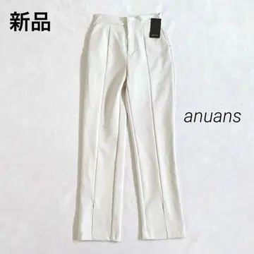 새상품 아뉴앙스 슬림 슬릿 팬츠 TALL