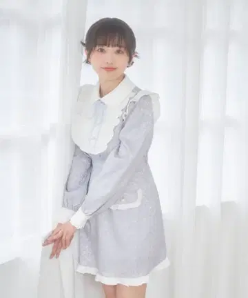 허니시나몬 자카드 원피스