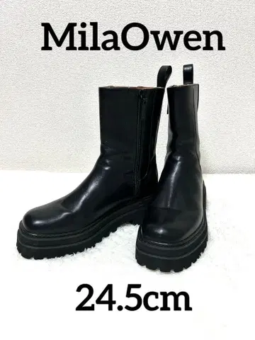 Mila Owen 미라 오웬 트랙 밑창 하이 앵클 밑창 24.5cm