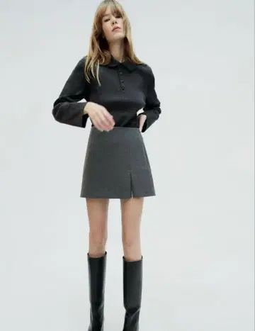 ZARA 슬릿 디테일 스코트 1165/ 244 M