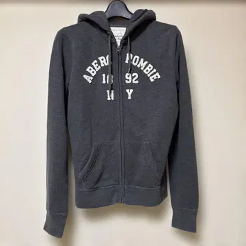Abercrombie & Fitch 그레이 집업 후드티
