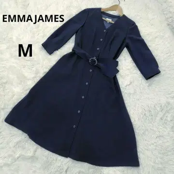 EMMAJAMES 에마제임스 플레어 원피스 네이비