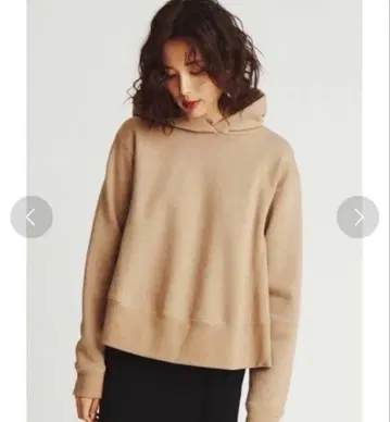 [ 새상품급 ] Mila Owen 미라 오웬 속기모 A라인 후디 베이지