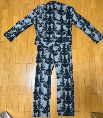 SUPPLIER 페이스 데님 라이더스 재킷 셋업