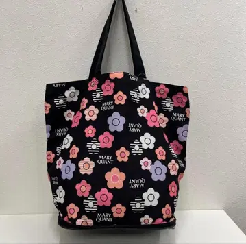 3842 MARY QUANT 마리콴트 에코백 플라워 패턴