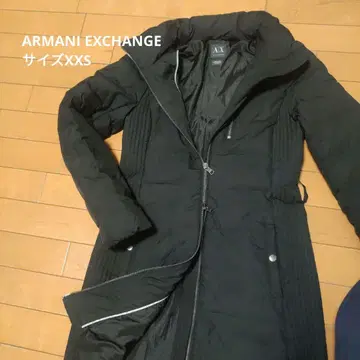 ARMANI EXCHANGE 블랙 다운 자켓