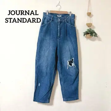 JOURNAL STANDARD 저널 스탠다드 턱 와이드 데님 팬츠