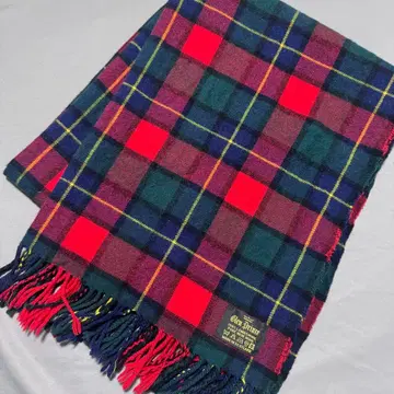 Glen Prince 100% 램스울 대형 머플러 담요