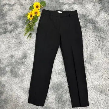 PLST 플라스테 슬랙스 심플 무지 여성용 블랙 M