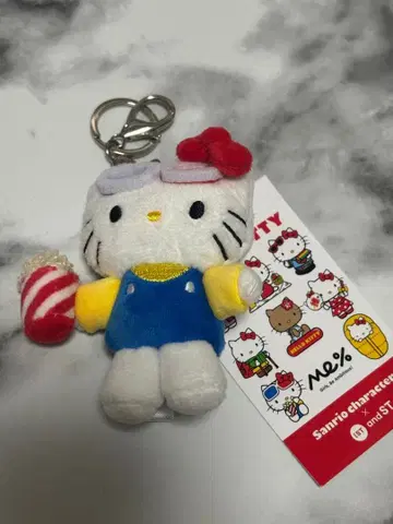 LOWRYSFARM Me% HELLO KITTY 토이 키링 영화 감상