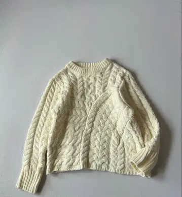 미사용 08Mab 08맵 케이블 짜임 니트