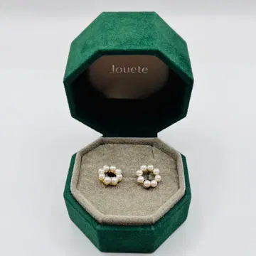 Jouete 쥬에테 펄 골드 후프 귀찌