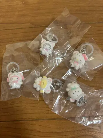 메지루시 액세서리 산리오 캐릭터즈 포근포근 스노우 5개 세트