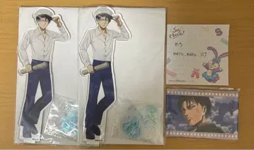 진격의 거인 리바이 마네키네코 직사각형 아크릴 스탠드 마그넷