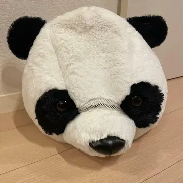 팬더 봉제 인형 마스크 모자 얼굴 머리만 인형옷 택 포함 빅 사이즈