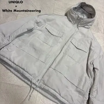 유니클로 x 화이트 마운티니어링 하이브리드 다운 파카 XL