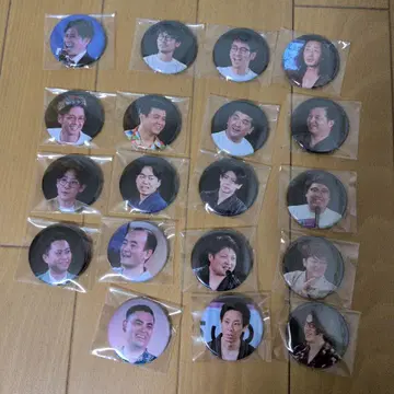 오미야 요시모토 복권 캔 배지