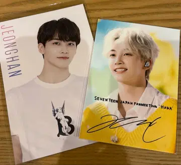 SEVENTEEN 정한 로손 프린트 L판 세부치