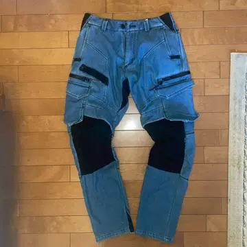 CORDURA 워크맨 인디고 블루 카고 팬츠 방한